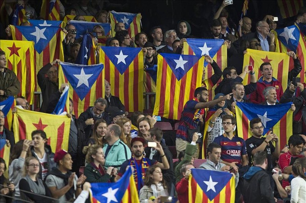 The CDRs had planned a mass demonstration for the Barca-Madrid game. EFE/Archivo