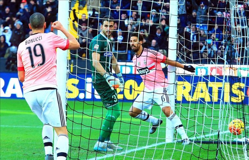 La Juve quiere la cuarta victoria consecutiva ante el Udinese. EFE/EPA