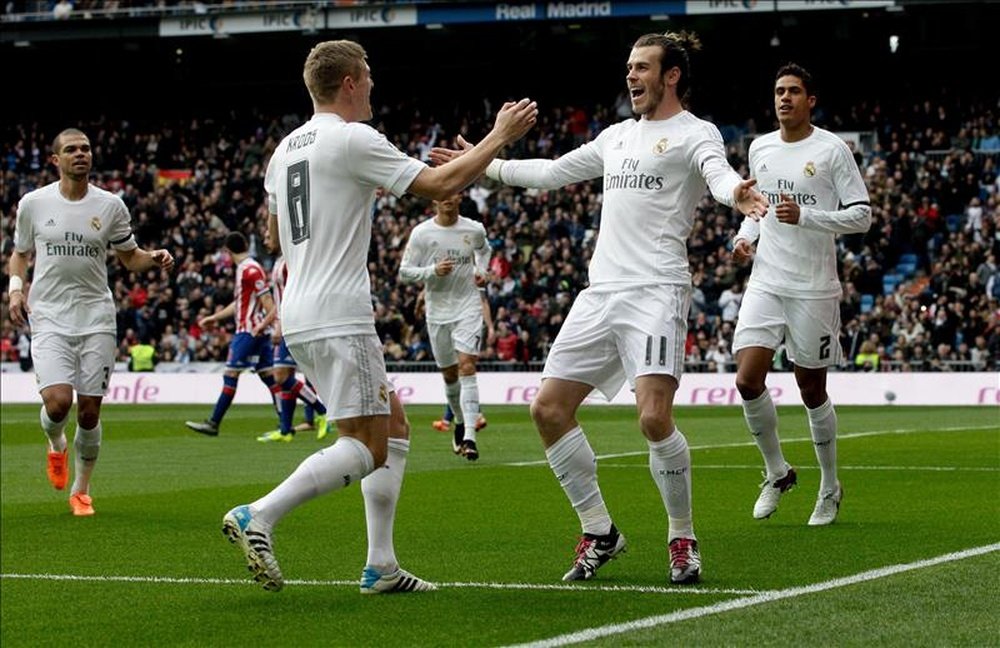 Kroos y Bale podrían haber celebrado goles en el Manchester United. EFE