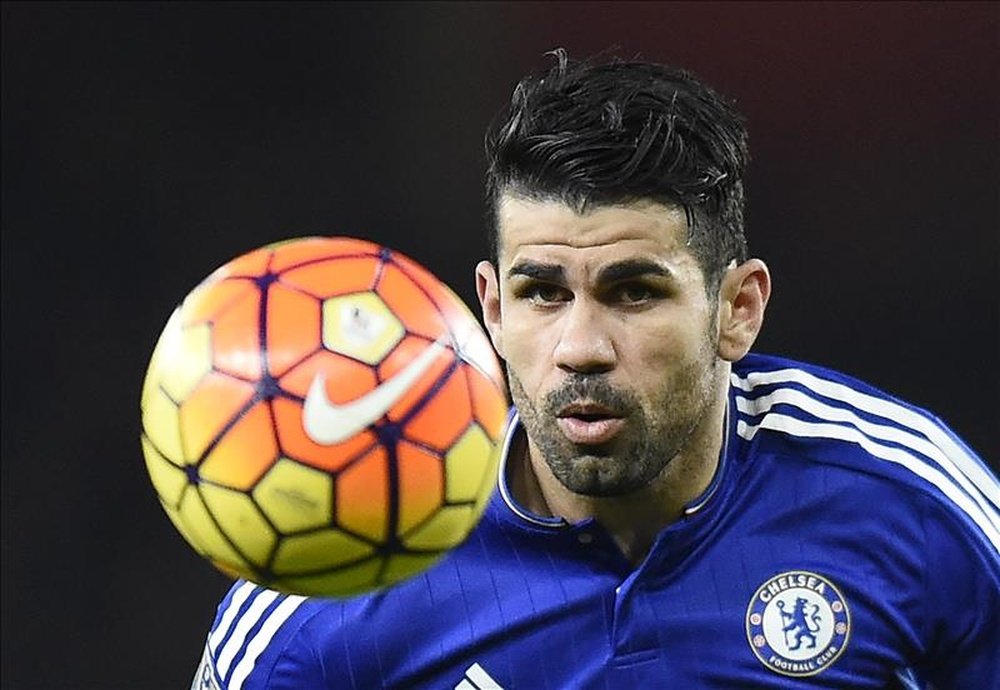 Chelsea striker, Diego Costa. EFE/Archivo