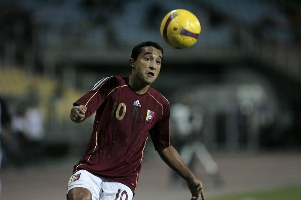En la imagen, el jugador de la selección de Venezuela Ángelo Peña. EFE/Archivo