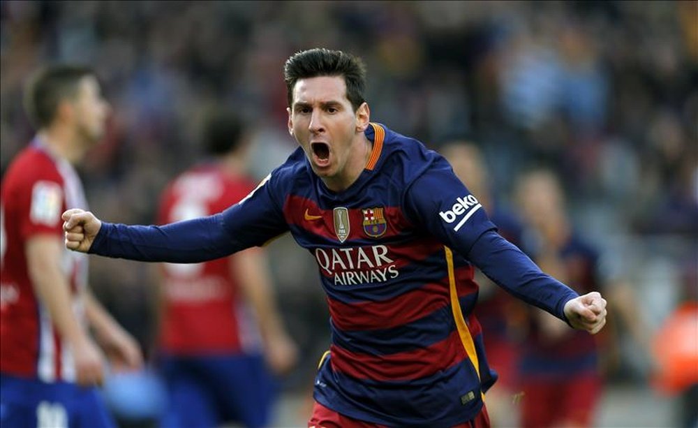 El delantero argentino del Barcelona Lionel Messi. EFE/Archivo
