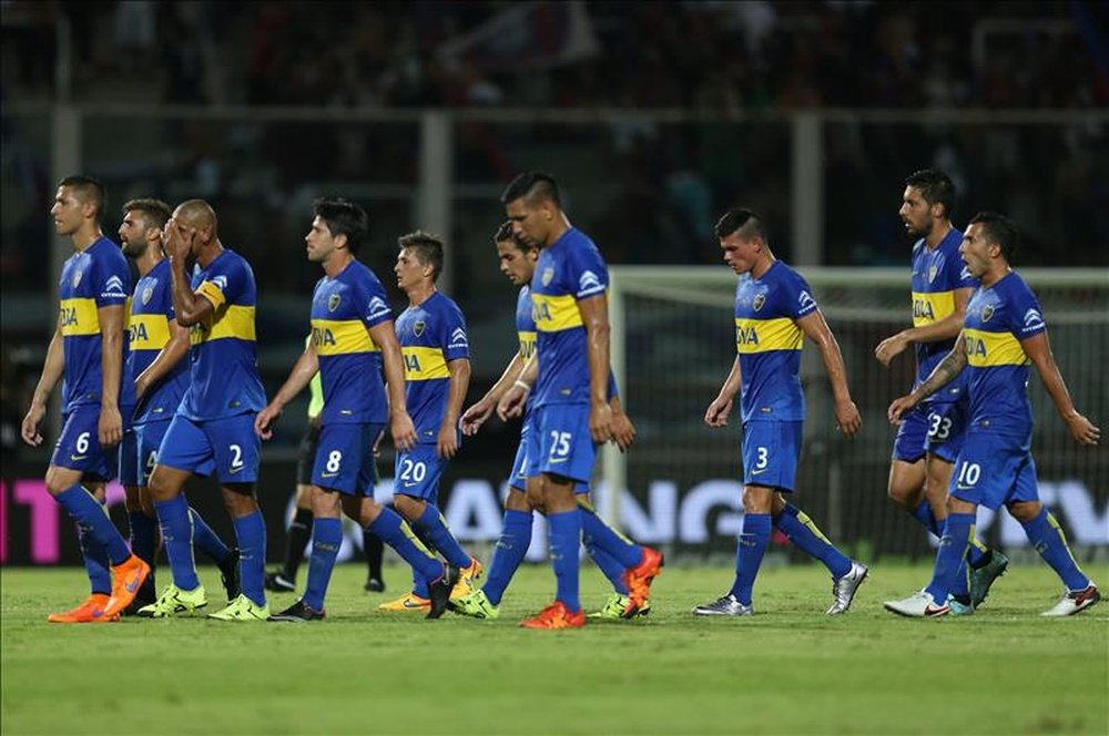 En la imagen, los jugadores de Boca Juniors. EFE/Archivo