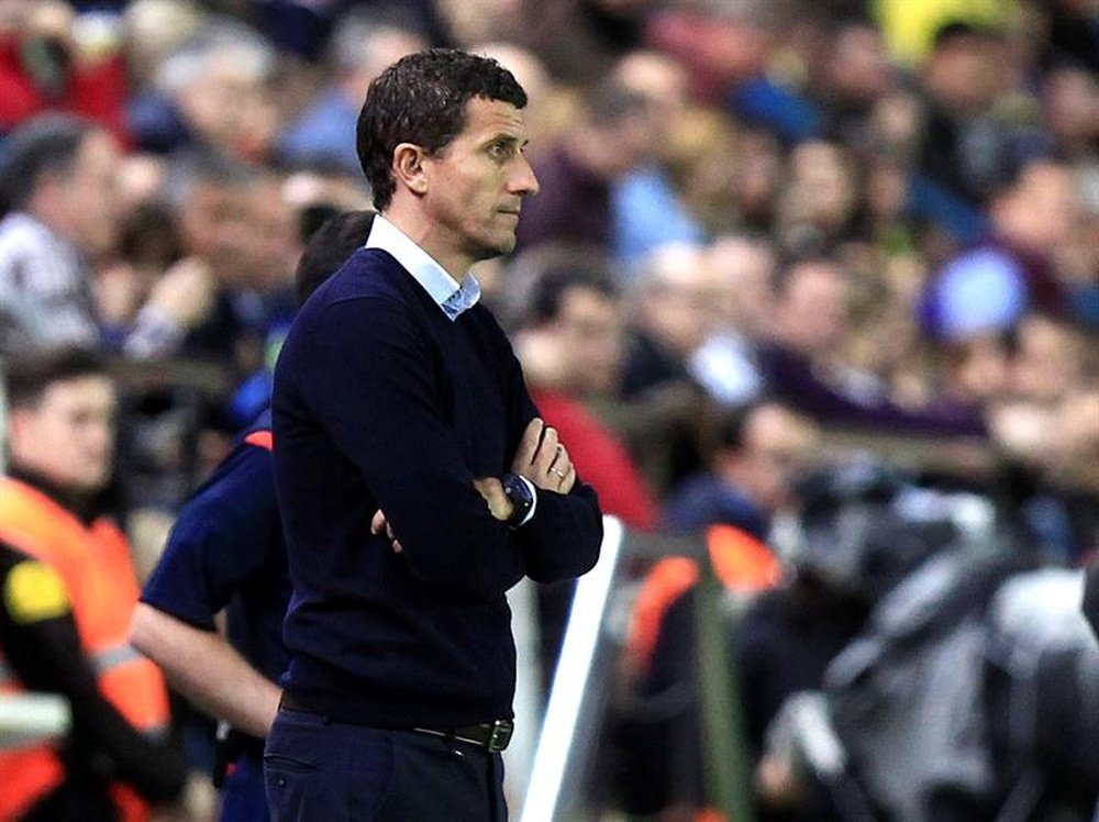 El entrenador del Málaga, Javi Gracia. EFE/Archivo