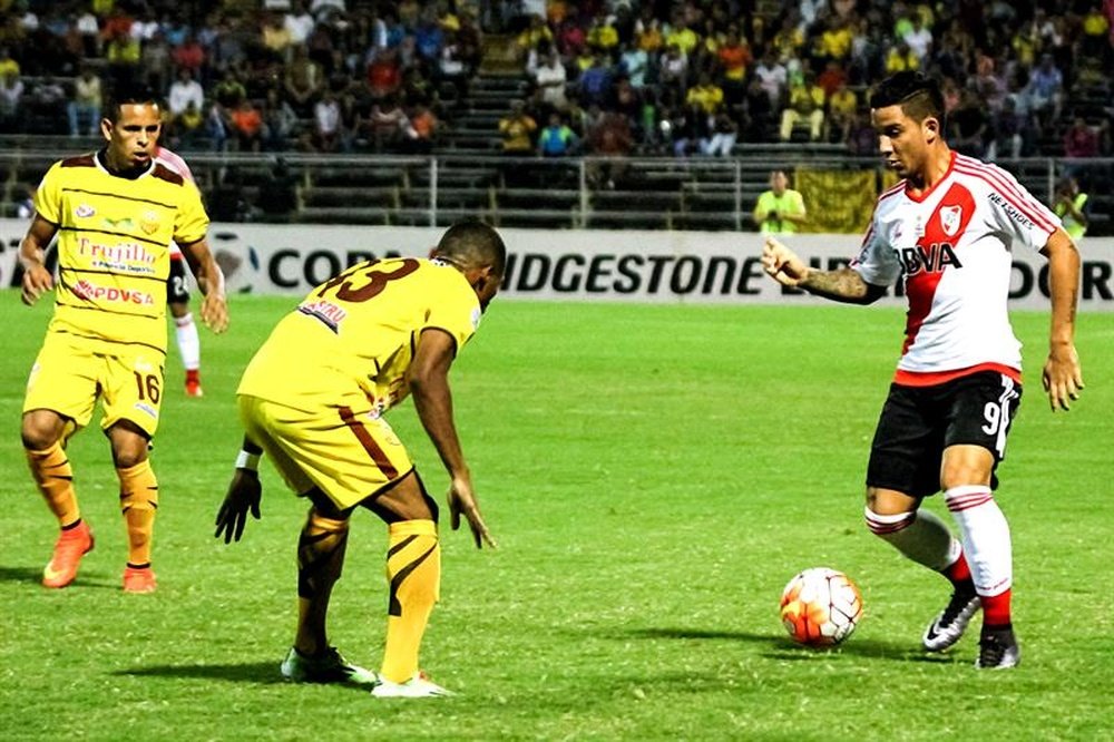 Sebastián Driussi no estará en River Plate la siguiente temporada. EFE