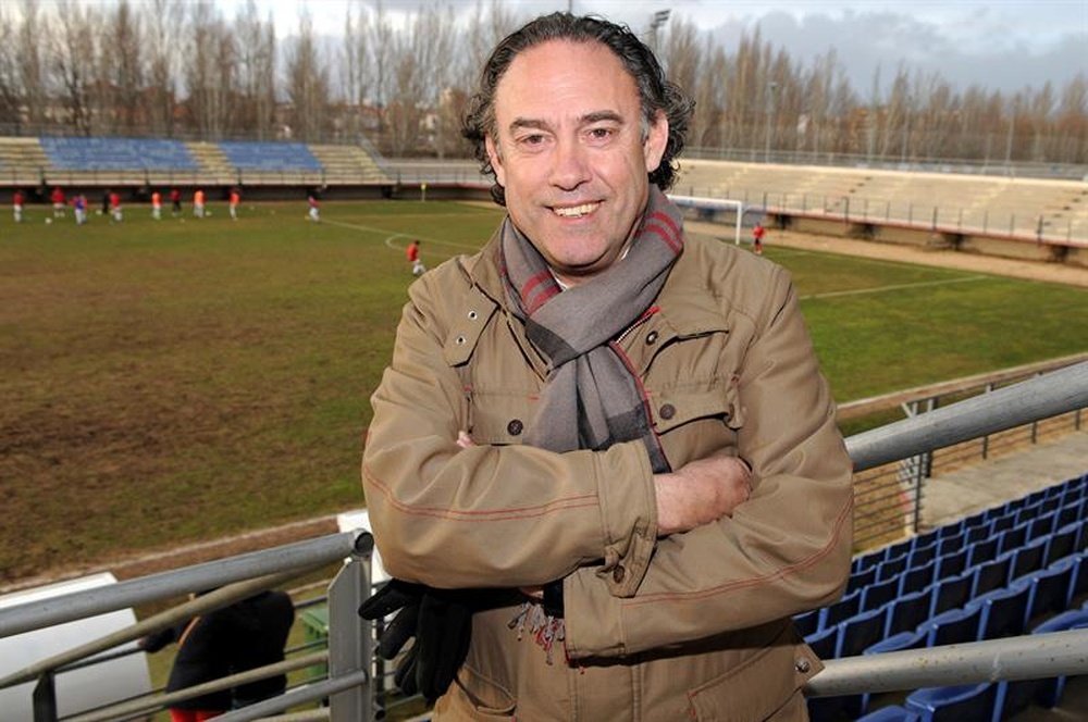 Felipe Llamazares habló sobre el partido ante el Oviedo. EFE