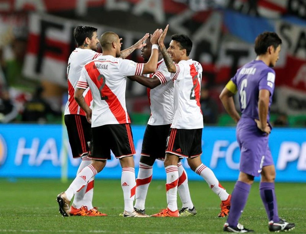En la imagen, jugadores del River Plate. EFE/Archivo