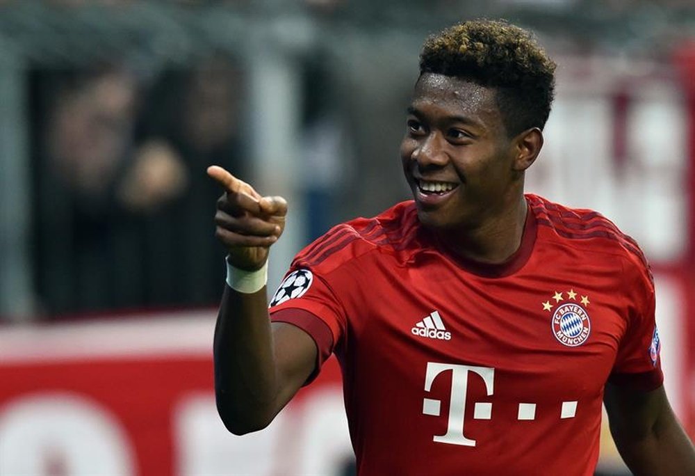 David Alaba (i) y Arjen Robben del Bayern, en una imagen de archivo. EFE/Archivo