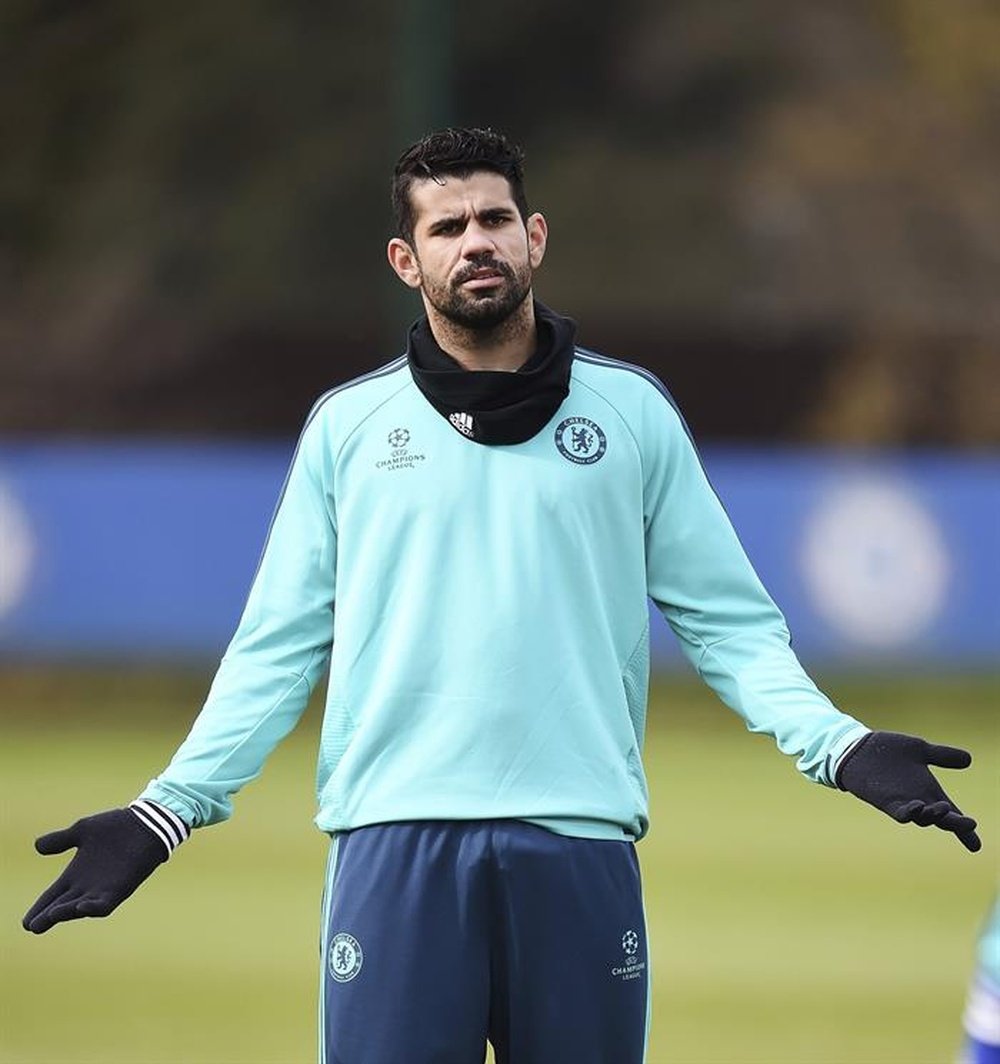 Diego Costa headed back to Brazil for the International break. EFE/Archivo