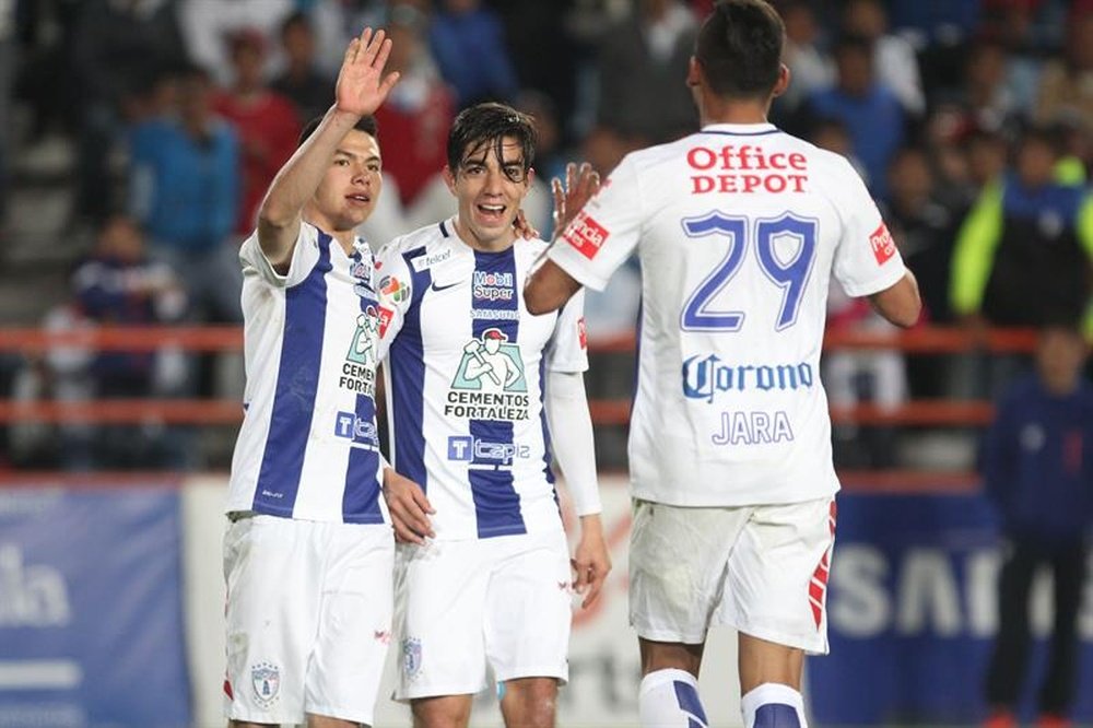 Pachuca consigue ventaja en el primer partido de la final. EFE