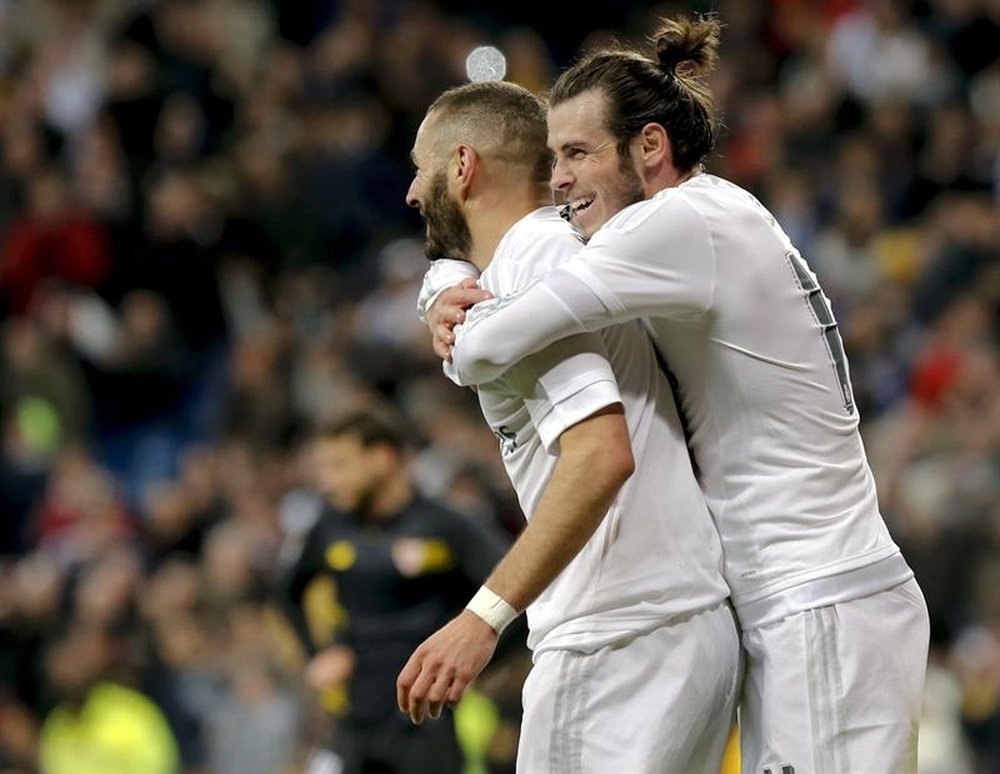 Benzema et Bale sont de nouveau au coeur des rumeurs de départ. EFE
