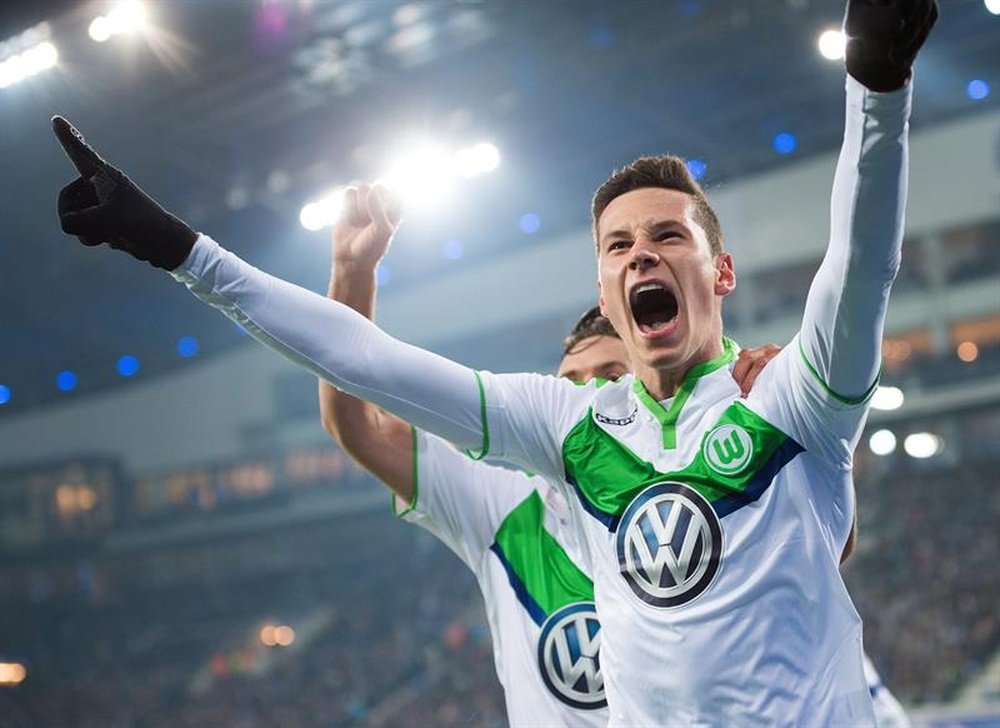 El joven jugador del Wolfsburgo Draxler está en el punto de mira del PSG. EFE