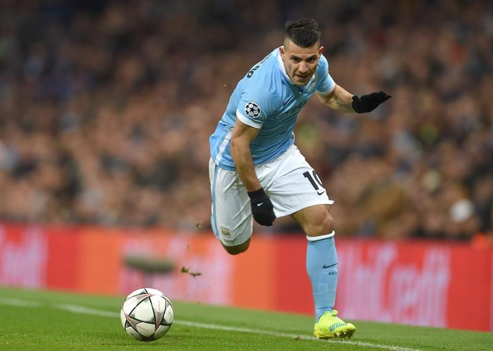 PSG are very aware of Aguero's threat. EFE/Archivo