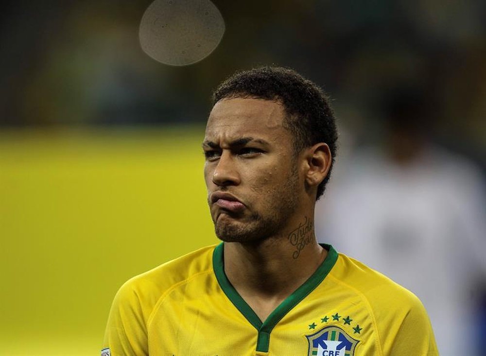 En la imagen, el jugador Neymar de Brasil. EFE/Archivo