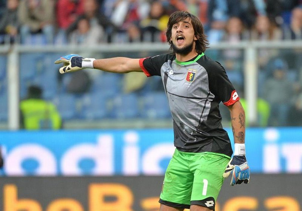 Genoa's goalkeeper, Mattia Perin. EFE/Archivo