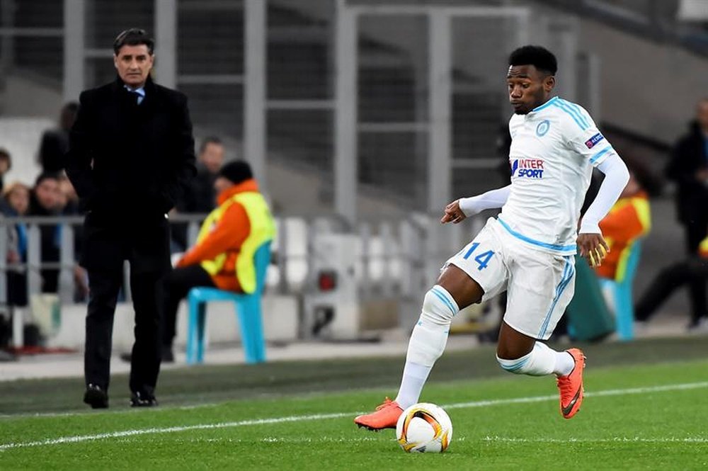N'koudou is action for Marseille. EFE/Archivo