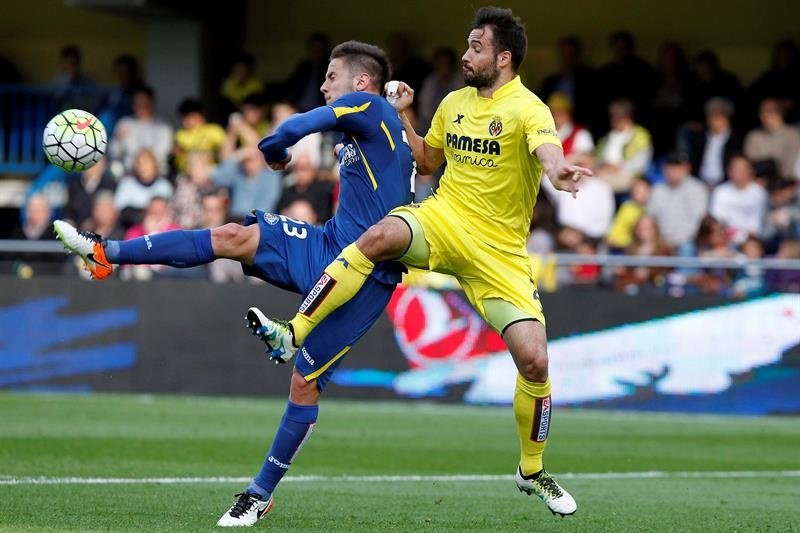 Alvaro Medran playing football. AFP