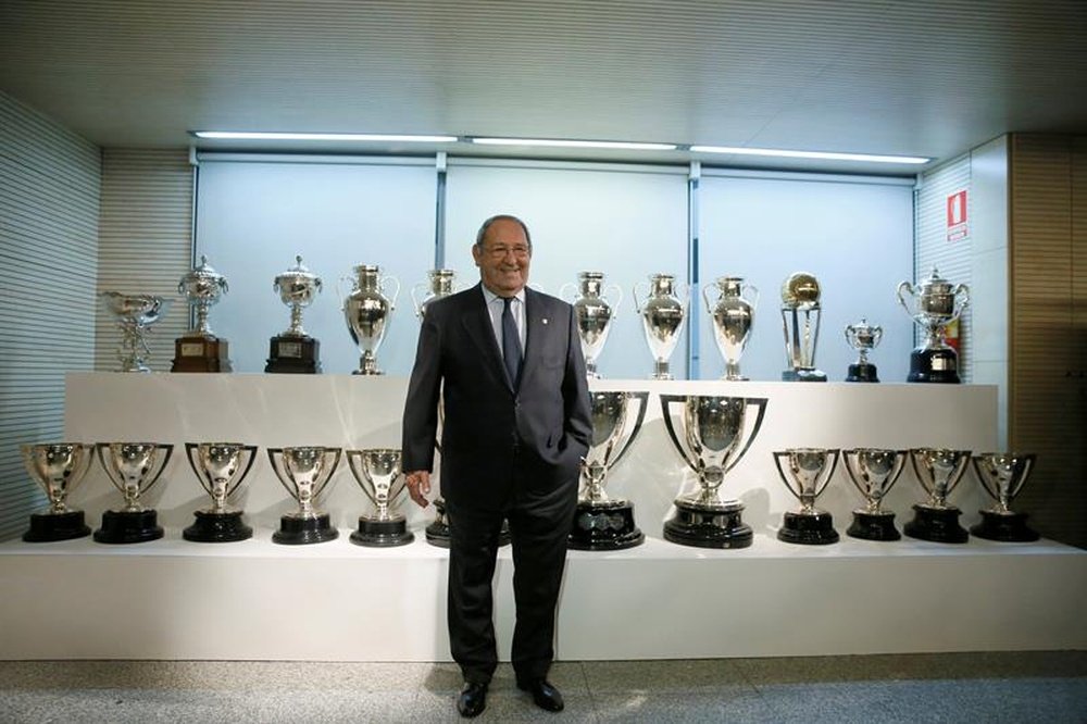 Paco Gento es el jugador con más Copas de Europa de la historia. EFE