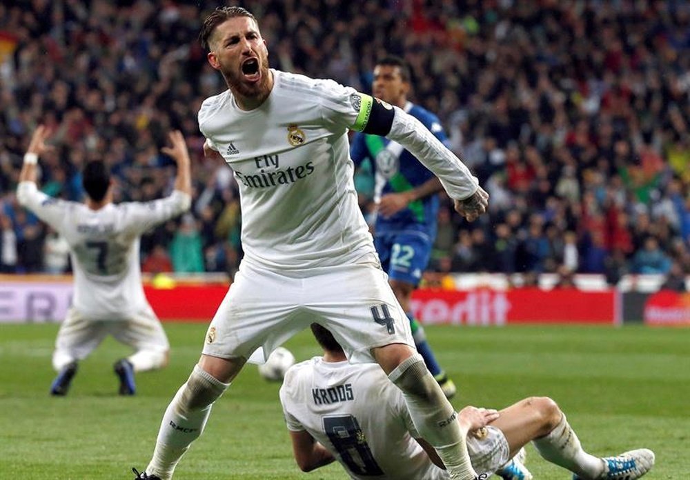 Sergio Ramos currently plays for Real Madrid. EFE/Archivo