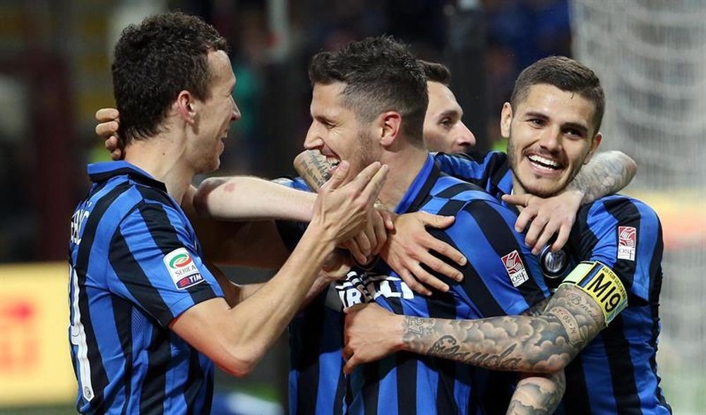 El Inter es el favorito para llevarse los tres puntos. AFP