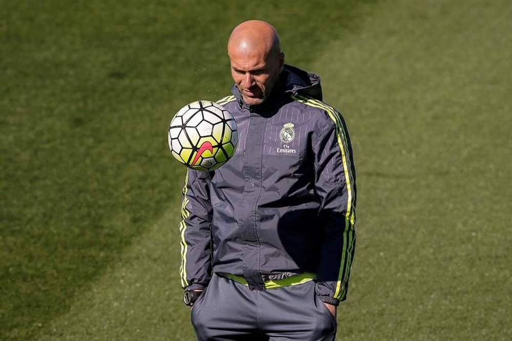 Real Madrid's coach, Zinedine Zidane. EFE/Archivo