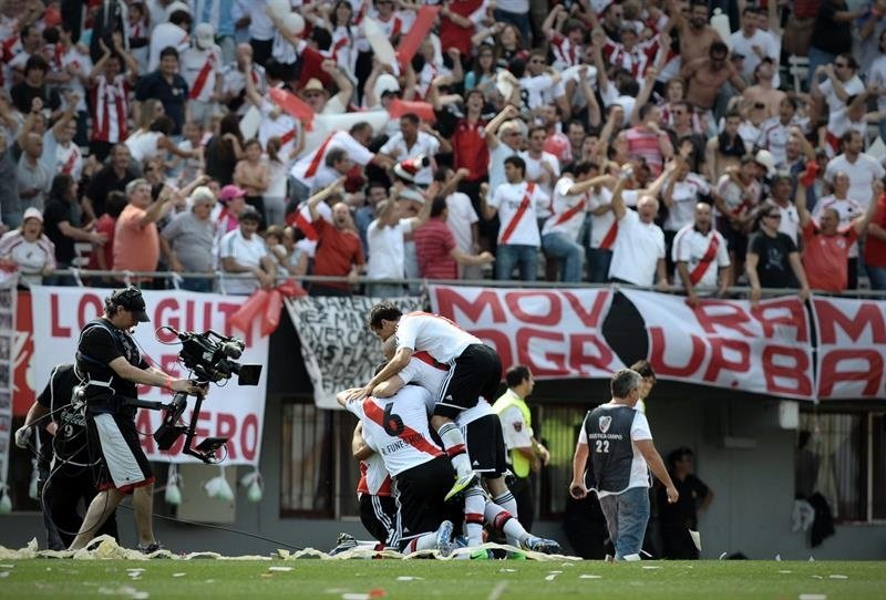 Tras su decepción en la Libertadores, River Plate buscará hacer un buen papel en Copa. EFE/Archivo