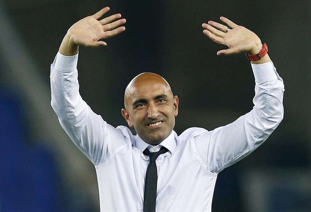 Abelardo, satisfecho por sus 100 partidos en el Sporting. EFE