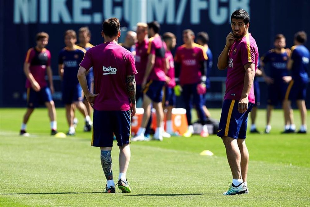 Messi y Suárez tienen una fantástica relación, tanto dentro como fuera del campo. Archivo/EFE