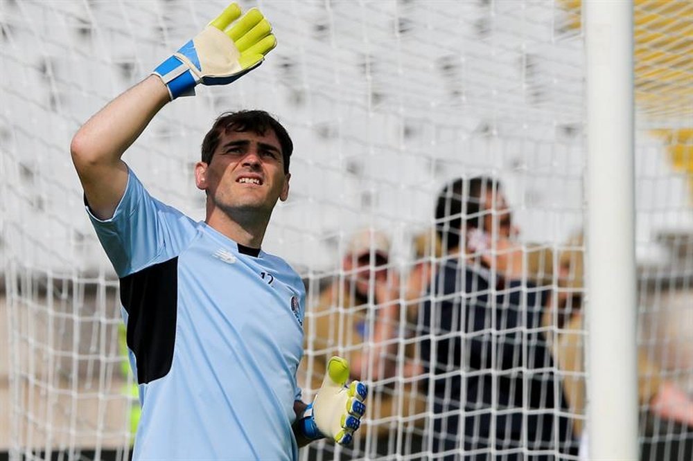 El futuro de Iker Casillas parece estar lejos de Oporto. EFE/Archivo