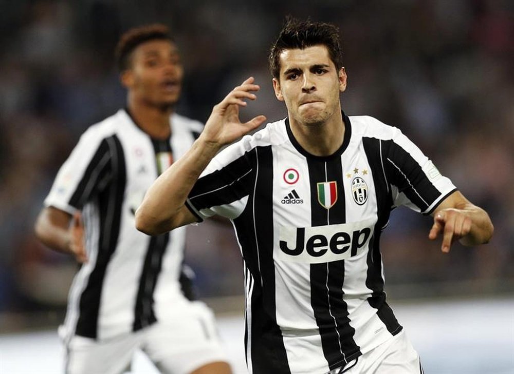 La Juventus a apprécié les paroles de Morata.  EFE