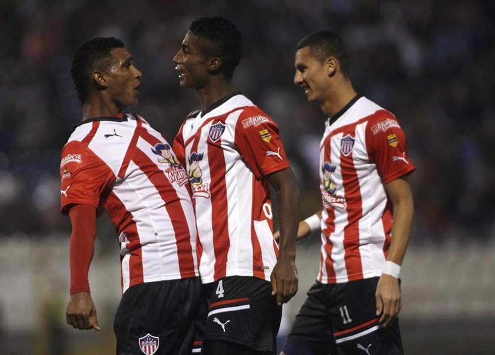 Imagen de jugadores del Junior de Barranquilla. EFE/Archivo