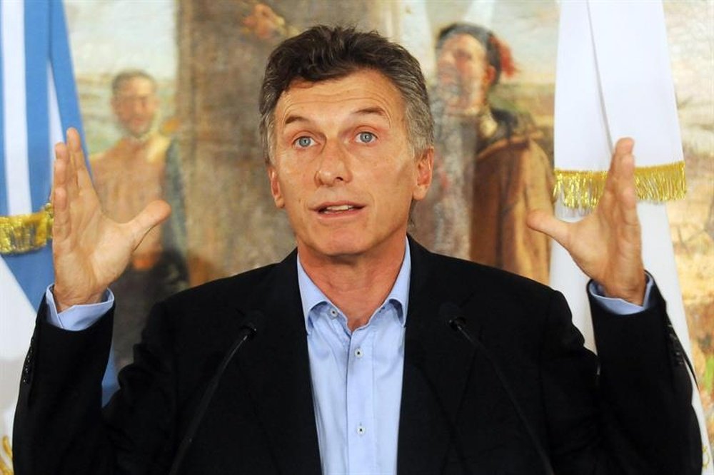 Macri considera que el fútbol argentino debe renovarse. EFE/Archivo