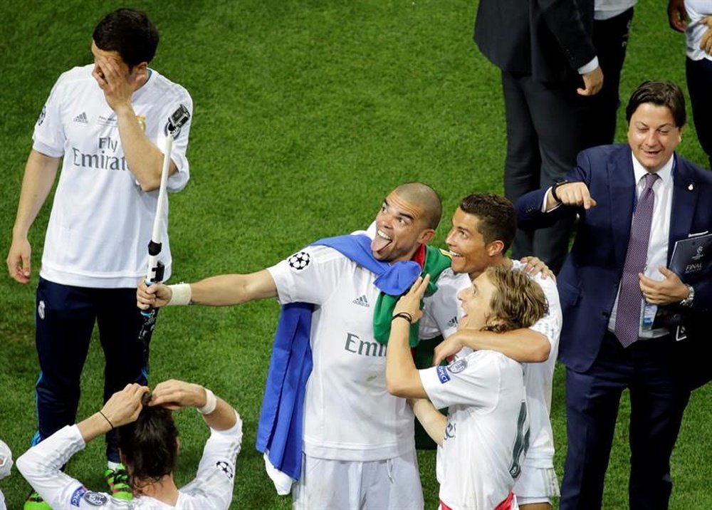 El Real Madrid es el 'rey de copas' de Europa. EFE