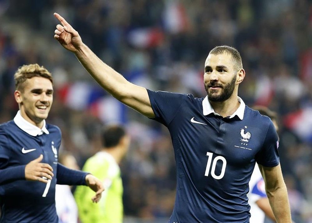 Informam na França que Karim Benzema não será relacionado na Seleção. EFE/Arquivo