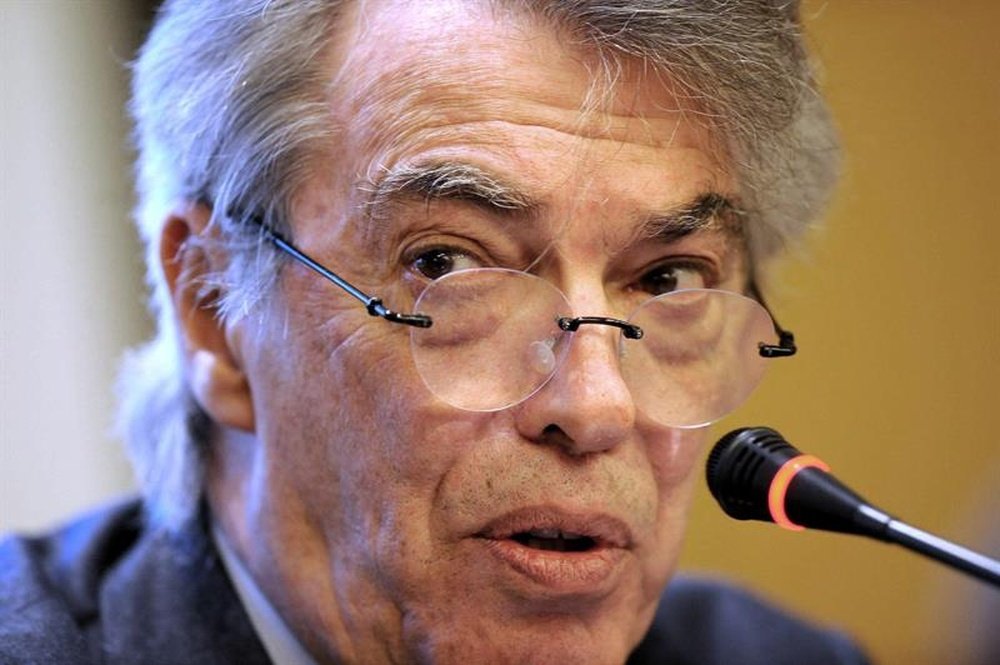 O ex-presidente da Inter de Milão, criticou a contratação de Romelu Lukaku. EFE/Archivo