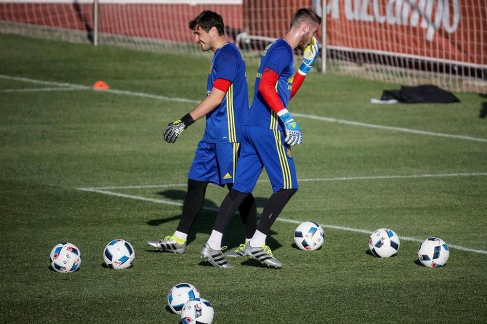 Iker Casillas et David De Gea. EFE