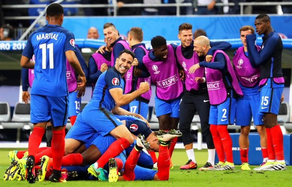 France are hoping to go one better than at Euro 2016. EFE/EPA