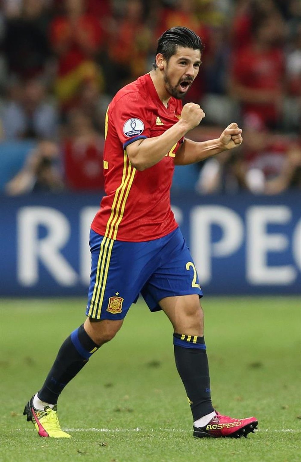 Celta Vigo striker Nolito has set his sights on a move to the Premier League. EFE