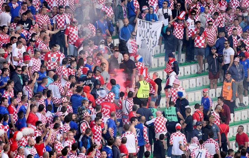 Croatia fans planning attack on referee during clash with Spain