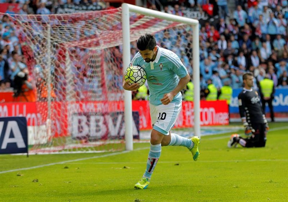 Nolito está a un paso de ser nuevo jugador del City. AFP