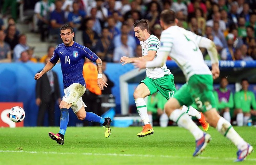 Italia cuajó un partido bastante flojo ante Irlanda. EFE/EPA