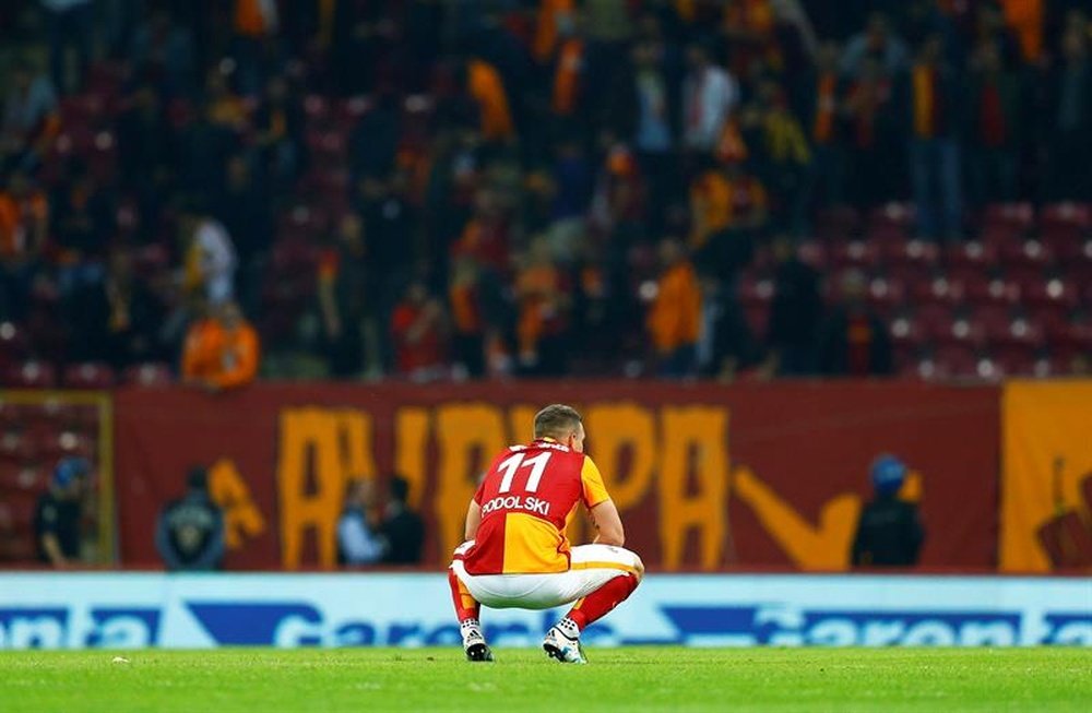 Lukas Podolski está muy cerca de marcharse al fútbol chino. EFE/Archivo