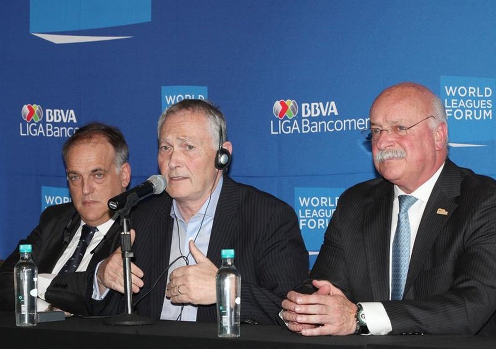 Liga MX President Enrique Bonilla believes a combined league is possible. EFE