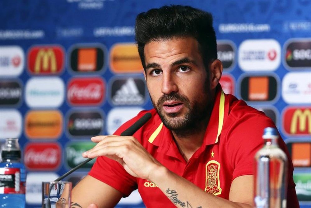 Fabregas regrets what he did. EFE