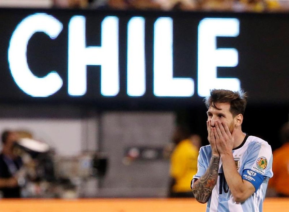 En Chile valoran a Messi. EFE