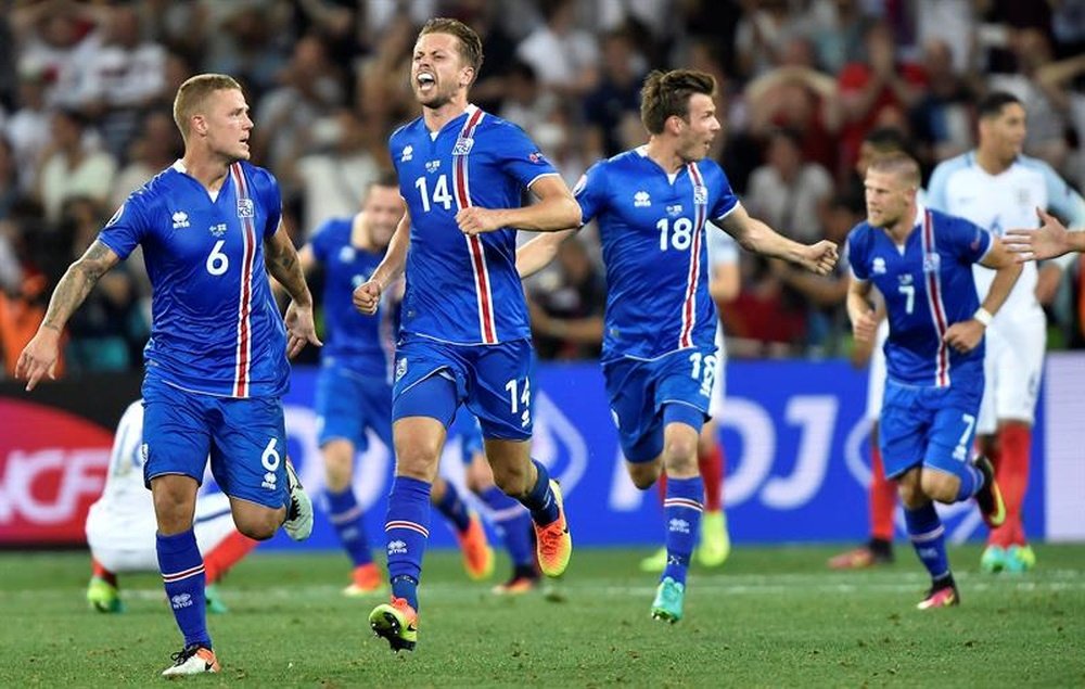 Islandia firmó una buena Eurocopa en Francia 2016. EFE