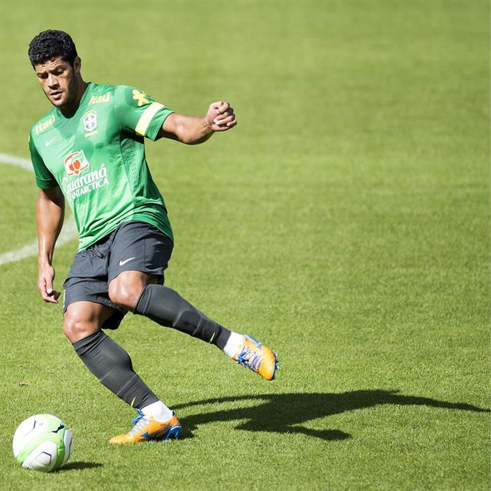 El futbolista de la selección nacional brasileña Hulk. EFE/Archivo