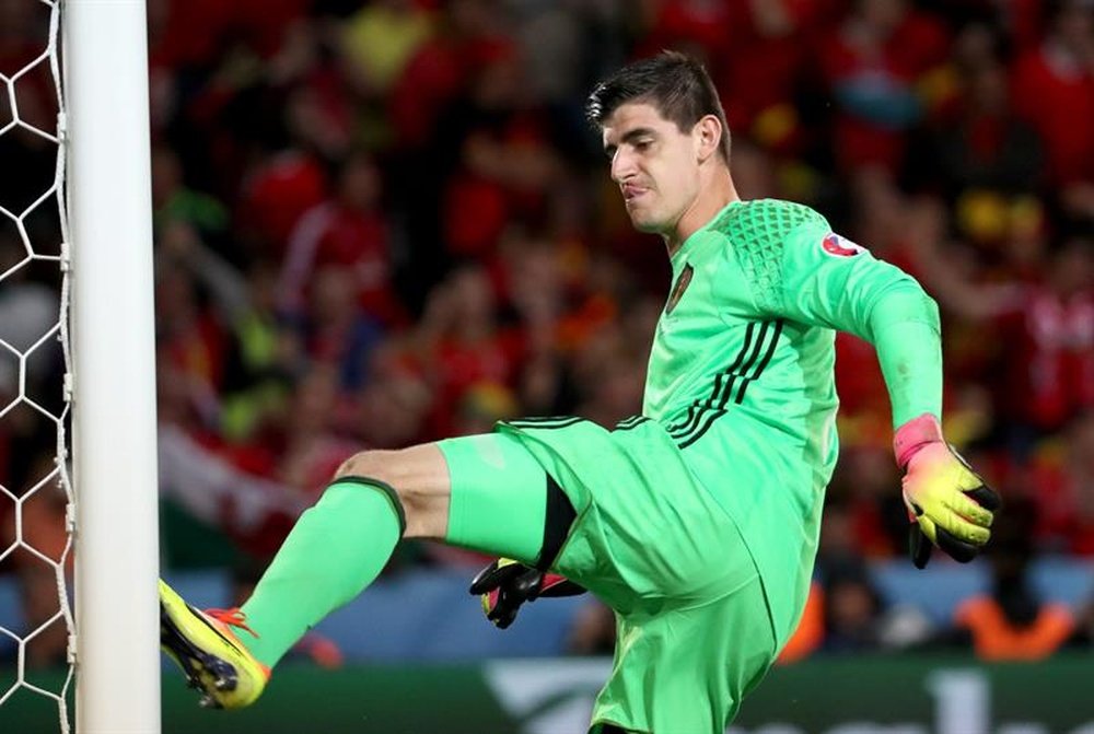 Thibaut Courtois during a match. EFE