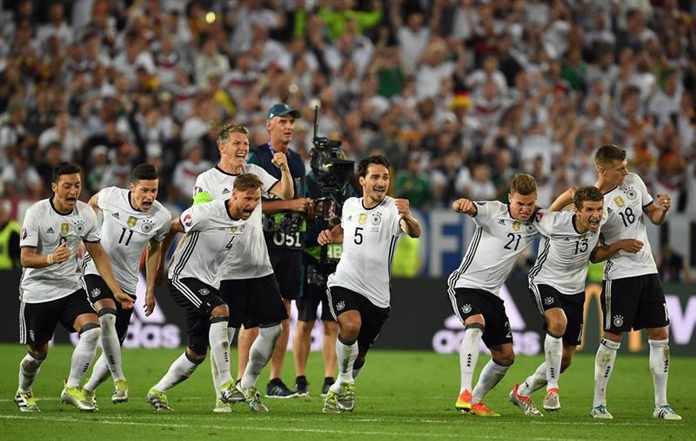Alemania no logró el pase a la final, pero hizo un gran campeonato. AFP