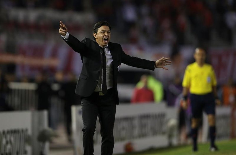 El técnico, contento a pesar del empate ante Rivadavia. EFE/Archivo